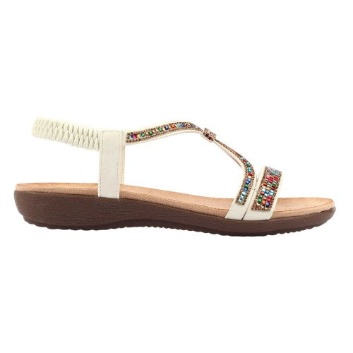 Front - Lunar Womens/Ladies Novi Sandals