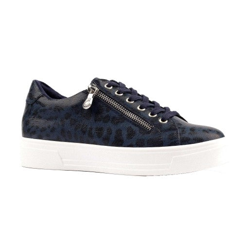 Front - Lunar Womens/Ladies Charm ll Animal Print Trainers