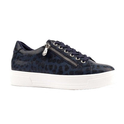 Front - Lunar Womens/Ladies Charm ll Animal Print Trainers