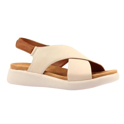 Front - Lunar Womens/Ladies Merletta Leather Sandals