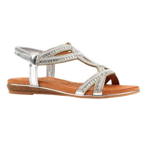 Front - Lunar Womens/Ladies Carrie Sandals