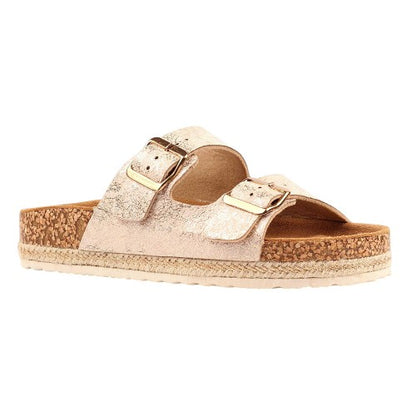 Front - Lunar Womens/Ladies Soda Leather Sandals