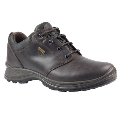 Front - Grisport Mens Exmoor Waxy Leather Walking Shoes
