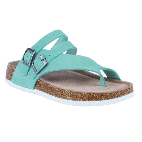Front - Lazy Dogz Womens/Ladies Rebel Suede Sandals