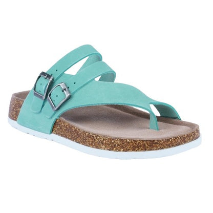 Front - Lazy Dogz Womens/Ladies Rebel Suede Sandals