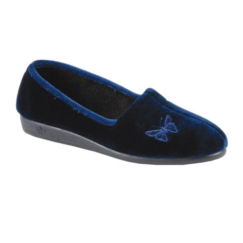 Front - Lunar Womens/Ladies Butterfly Slippers