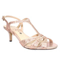 Front - Lunar Womens/Ladies Francie Wide Sandals