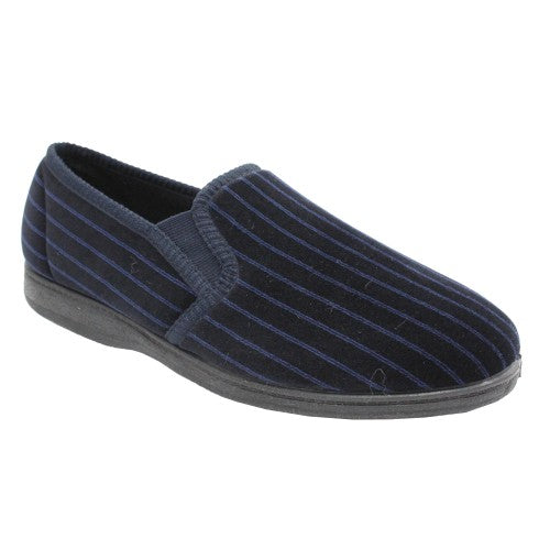Front - Goodyear Mens Don Striped Slippers