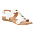 Orange - Front - Lunar Womens-Ladies Renoir Sandals