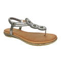 Front - Lunar Womens/Ladies Silvia Sandals