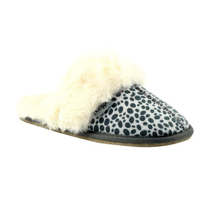 Front - Lazy Dogz Womens/Ladies Dane Faux Suede Slippers