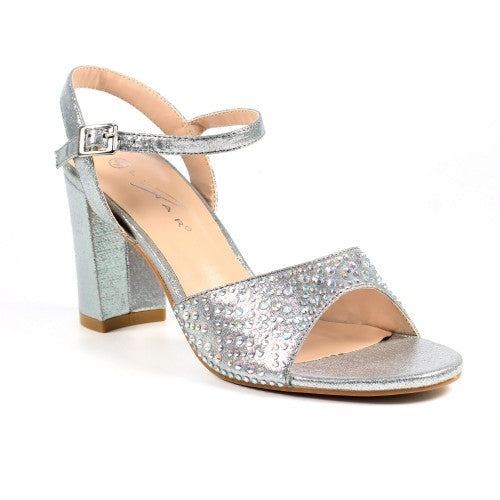 Front - Lunar Womens/Ladies Krystal Diamante Sandals