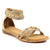 Front - Lunar Womens/Ladies Ollerton Sandals