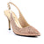 Front - Lunar Womens/Ladies Rubiya Diamante Sling Back Court Shoes