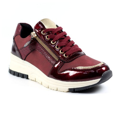 Front - Lunar Womens/Ladies Sammy Suede Trainers