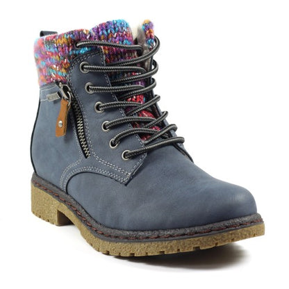 Front - Lunar Womens/Ladies Jalapeno Waterproof Ankle Boots