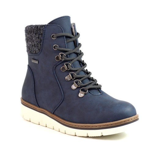 Front - Lunar Womens/Ladies Wolfsburg Waterproof Winter Boots