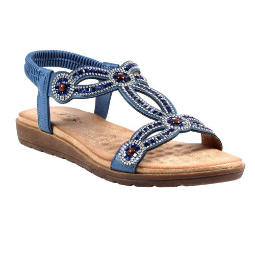 Front - Lunar Womens/Ladies Arraso Sandals
