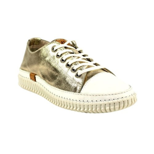 Front - Lazy Dogz Womens/Ladies Leather Trainers