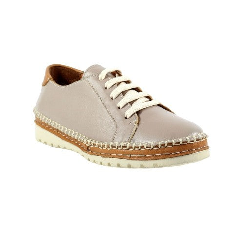 Front - Lunar Womens/Ladies Flow Leather Shoes