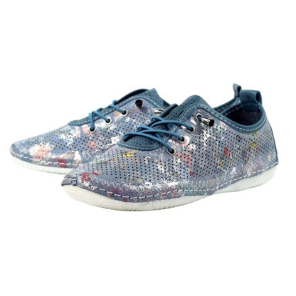 Front - Lunar Womens/Ladies Hydro Leather Plimsolls