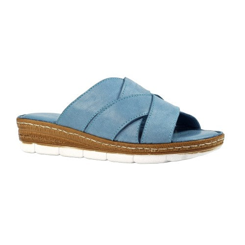 Front - Lunar Womens/Ladies Gwen Leather Sandals