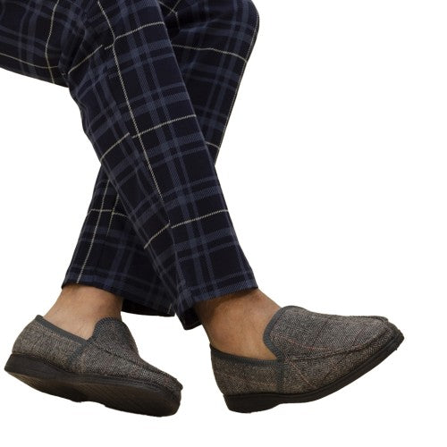 Front - Lazy Dogz Mens Eisenhower Slippers