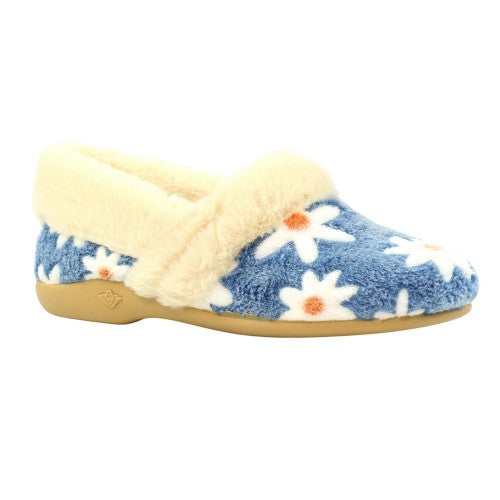 Front - Lunar Womens/Ladies Ellis Slippers