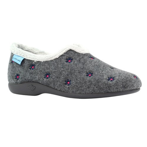 Front - Lunar Womens/Ladies Havana Slippers