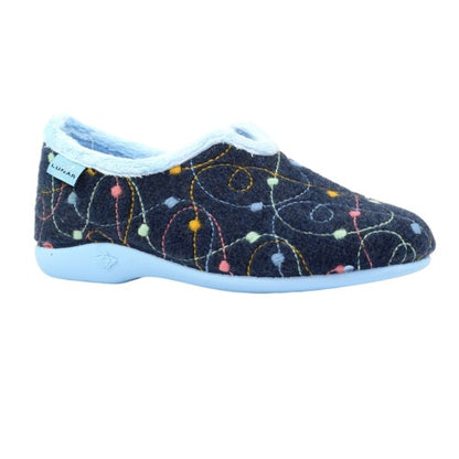Front - Lunar Womens/Ladies Helsinki Slippers
