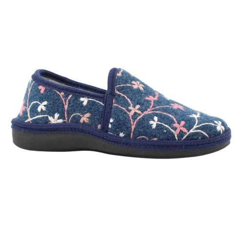 Front - Lunar Womens/Ladies Gibson Slippers