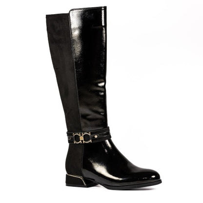 Front - Lunar Womens/Ladies Emma Long Boots