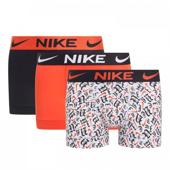 Front - Nike Mens Essential Micro Dri-FIT Boxer Shorts (Pack of 3)