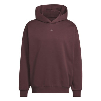 Front - Adidas Unisex Adult Fleece Basketball Hoodie