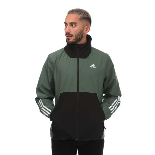 Front - Adidas Mens Stripe Jacket