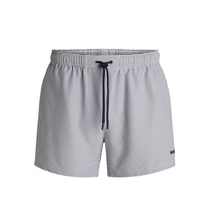 Front - Boss Mens Velvetfish Swim Shorts