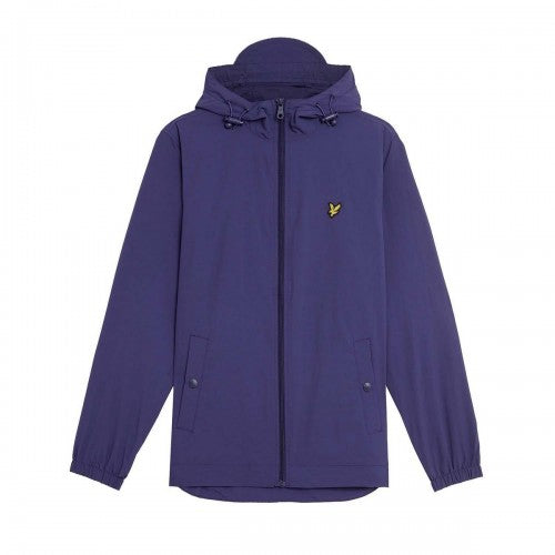 Front - Lyle & Scott Mens Water Resistant Hooded Jacket