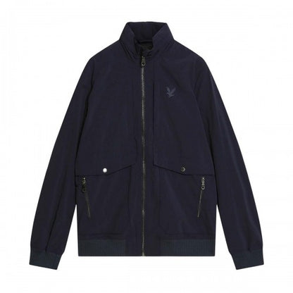 Front - Lyle & Scott Mens Crinkled Nylon Jacket