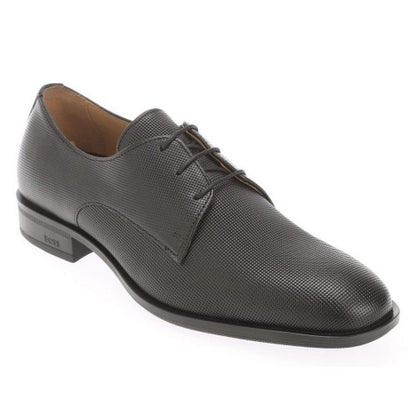 Front - Boss Mens Colby Leather Derby Shoes