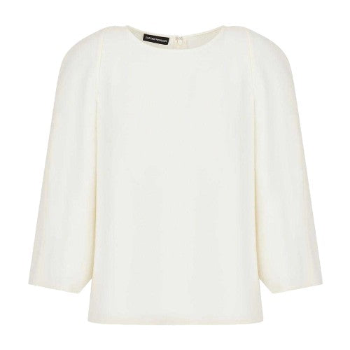 Front - Emporio Armani Womens/Ladies Plain Top