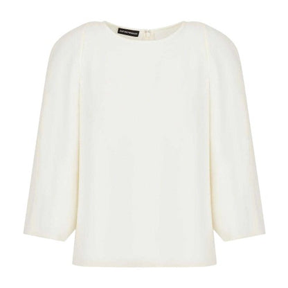 Front - Emporio Armani Womens/Ladies Plain Top