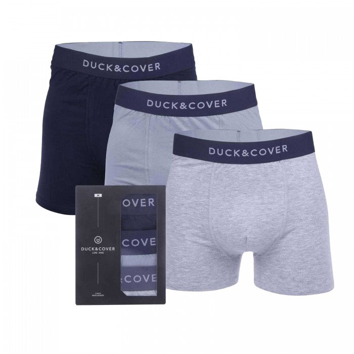 Front - Duck and Cover Mens Sagnet Boxer Shorts (Pack of 3)