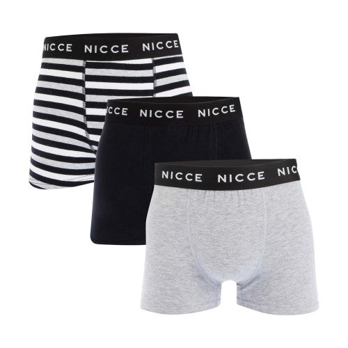 Front - Nicce Mens Boxer Shorts (Pack of 3)