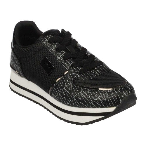 Front - DKNY Womens/Ladies Davie Lace Up Trainers