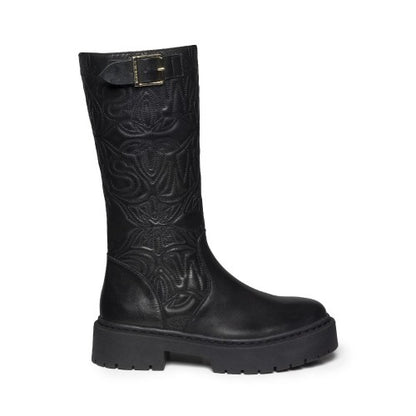 Front - Steve Madden Womens/Ladies Gelina Leather Knee-High Boots