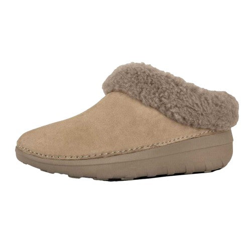 Front - Fit Flop Womens/Ladies Loaff II Shearling Snug Fit Slippers