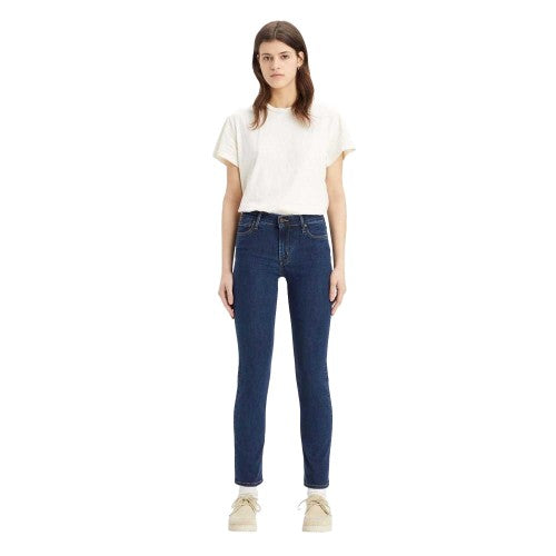 Front - Levis Womens/Ladies 712 Slim Jeans