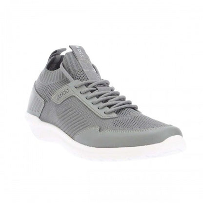 Front - Boss Mens Extreme Suede Running Trainers