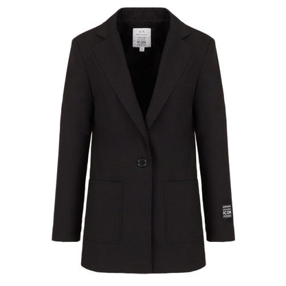 Front - Armani Exchange Womens/Ladies Plain Blazer
