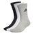 Front - Adidas Unisex Adult Cushioned Crew Socks (Pack of 3)